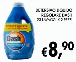 èccoMI Detersivo liquido regolare DASH offerta