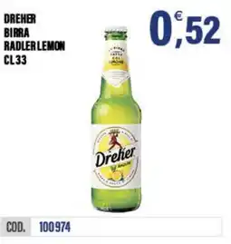 Adhoc Dreher birra radler lemon offerta