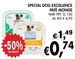 èccoMI Special dog excellence patè monge offerta