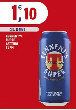Adhoc Tennent's super lattina offerta