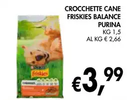 èccoMI Crocchette cane friskies balance PURINA offerta