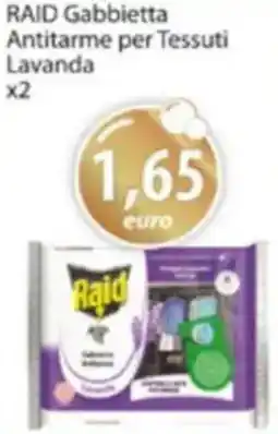 Acqua & Sapone RAID Gabbietta Antitarme per Tessuti Lavanda offerta