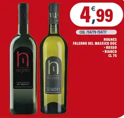 Adhoc Nugnes falerno del massico doc offerta