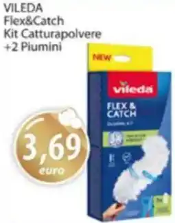 Acqua & Sapone VILEDA Flex&Catch Kit Catturapolvere +2 Piumini offerta