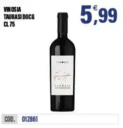 Adhoc Vinosia taurasi docg offerta