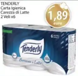 Acqua & Sapone TENDERLY Carta Igienica Carezza di Latte offerta