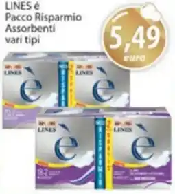 Acqua & Sapone LINES é Pacco Risparmio Assorbenti offerta