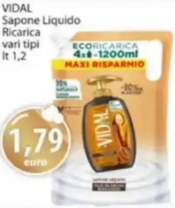 Acqua & Sapone VIDAL Sapone Liquido Ricarica offerta