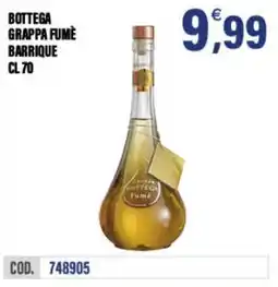 Adhoc Bottega grappa fumè barrique offerta