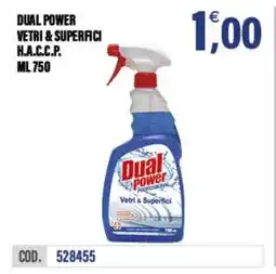Adhoc Dual power vetri & superfici h.a.c.c.p. offerta