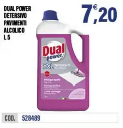 Adhoc Dual power detersivo pavimenti alcolico offerta