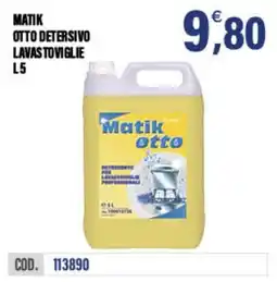 Adhoc Matik otto detersivo lavastoviglie offerta
