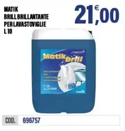 Adhoc Matik brill brillantante per lavastoviglie offerta