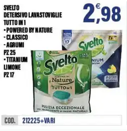 Adhoc Svelto detersivo lavastoviglie tutto in 1 offerta
