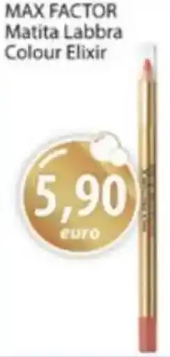 Acqua & Sapone MAX FACTOR Matita Labbra Colour Elixir offerta