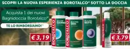 Acqua & Sapone Acquista 1 dei nuovi Bagnidoccia Borotalco offerta