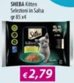 Acqua & Sapone SHEBA Kitten Selezioni in Salsa offerta
