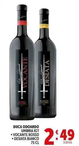 Deco Supermercati Duca odoardo umbria IGT offerta