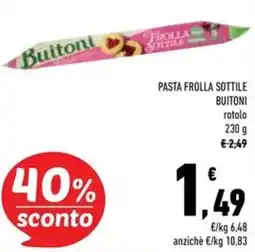 Conad Superstore Pasta frolla sottile buitoni offerta