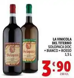 Deco Supermercati La vinicola del titerno solopaca DOC offerta