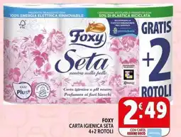 Deco Supermercati Foxy carta igienica seta 4+2 rotoli offerta
