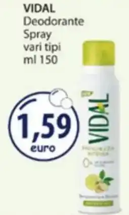 Acqua & Sapone VIDAL Deodorante Spray offerta