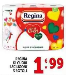 Deco Supermercati Regina di cuori asciugoni 3 rotoli offerta