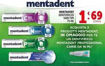 Deco Supermercati Mentadent dentifricio offerta