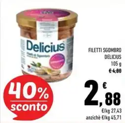 Conad Superstore Filetti sgombro delicius offerta