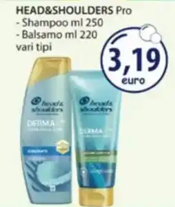 Acqua & Sapone HEAD&SHOULDERS Pro, Shampoo, Balsamo offerta