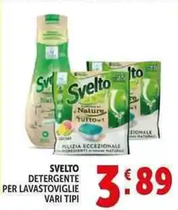 Deco Supermercati Svelto detergente per lavastoviglie offerta
