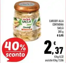 Conad Superstore Carciofi alla contadina saclà offerta