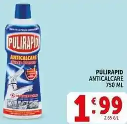 Deco Supermercati Pulirapid anticalcare offerta