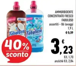 Conad Superstore Ammorbidente concentrato fresco fabuloso offerta