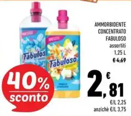 Conad Superstore Ammorbidente concentrato fabuloso offerta