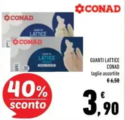 Conad Superstore Conad guanti lattice offerta