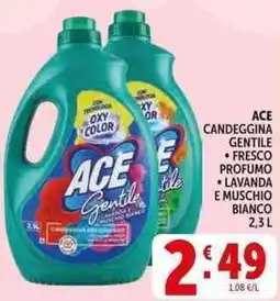 Deco Supermercati Ace candeggina gentile offerta