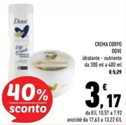 Conad Superstore Crema corpo dove offerta