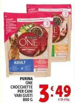 Deco Supermercati Purina one crocchette per cani offerta