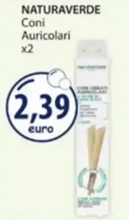 Acqua & Sapone NATURAVERDE Coni Auricolari x2 offerta