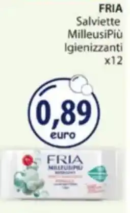 Acqua & Sapone FRIA Salviette MilleusiPiù Igienizzanti x12 offerta