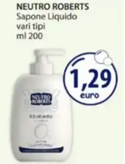 Acqua & Sapone NEUTRO ROBERTS Sapone Liquido offerta