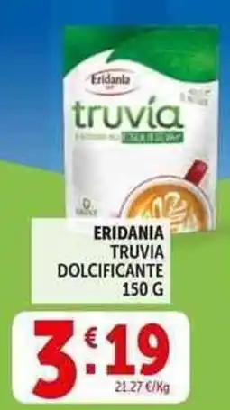 Deco Supermercati Eridania truvia dolcificante offerta