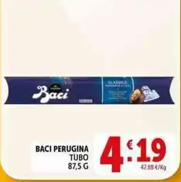 Deco Supermercati Baci perugina tubo offerta