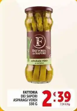 Deco Supermercati Fattoria dei sapori asparagi verdi offerta
