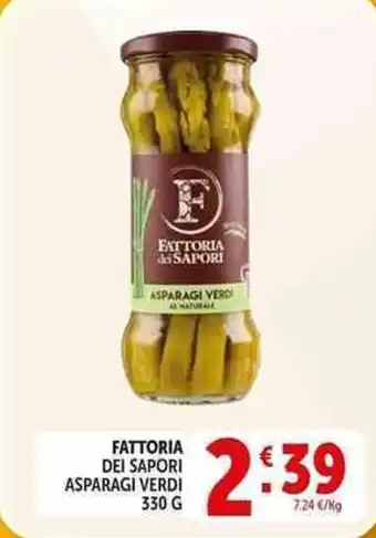 Deco Supermercati Fattoria dei sapori asparagi verdi offerta