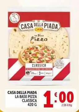 Deco Supermercati Casa della piada la base pizza classica offerta