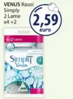 Acqua & Sapone VENUS Rasoi Simply 2 Lame offerta