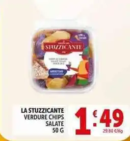 Deco Supermercati La stuzzicante verdure chips salate offerta