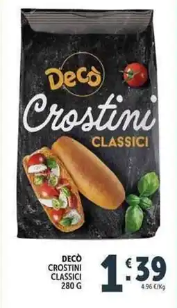 Deco Supermercati Decò crostini classici offerta